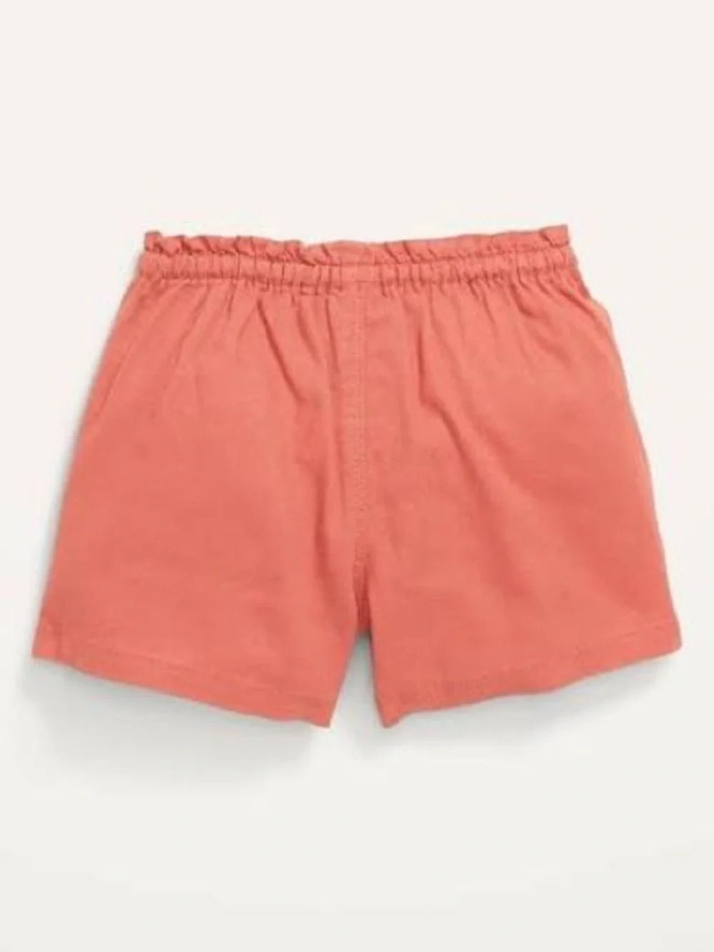Old Navy Red Linen Blend Drawstring Girls' Shorts